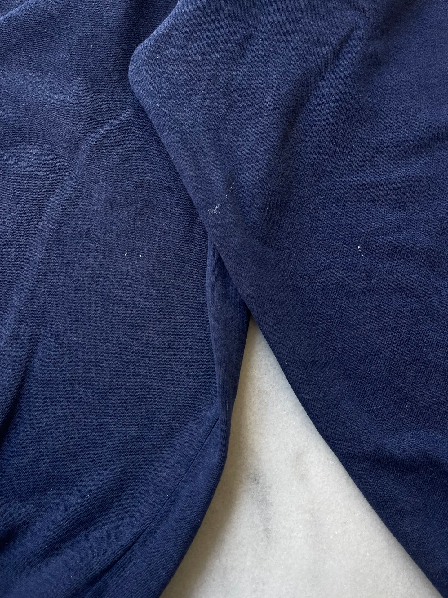 ADIDAS 1990s NAVY EMBROIDERED SPELL OUT SWEATSHIRT