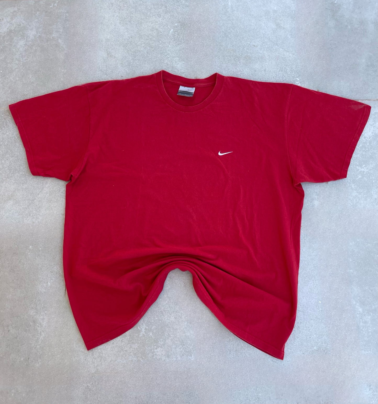 NIKE RED 2000s SWOOSH T-SHIRT