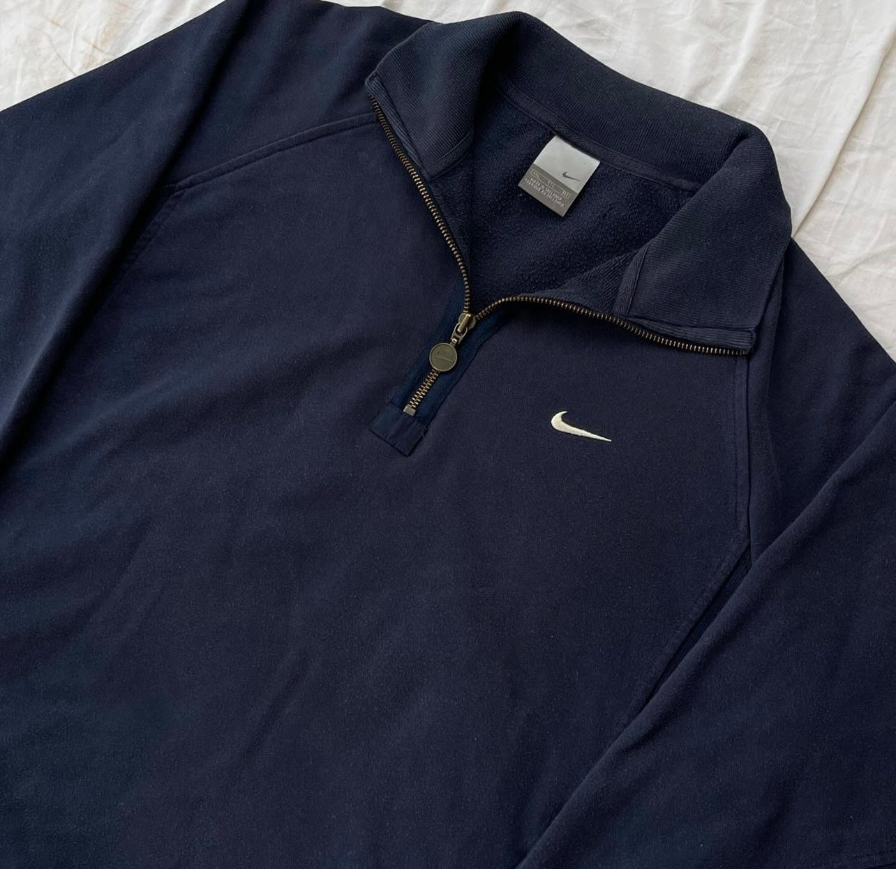 NIKE VINTAGE 1/4 BLUE SWEATSHIRT