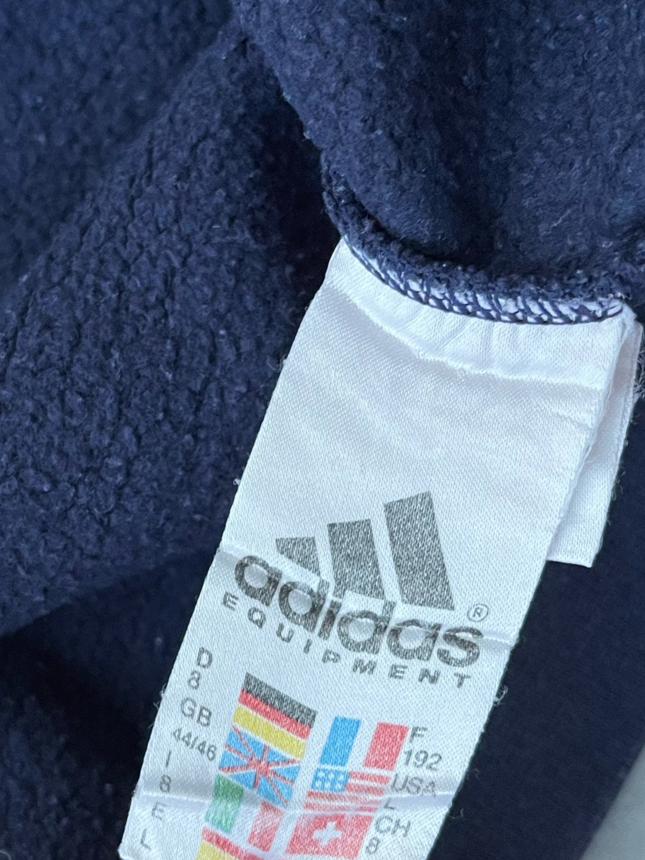 ADIDAS 90s EQUIPMENT RARE 1/4 ZIP SWEATSHIRT