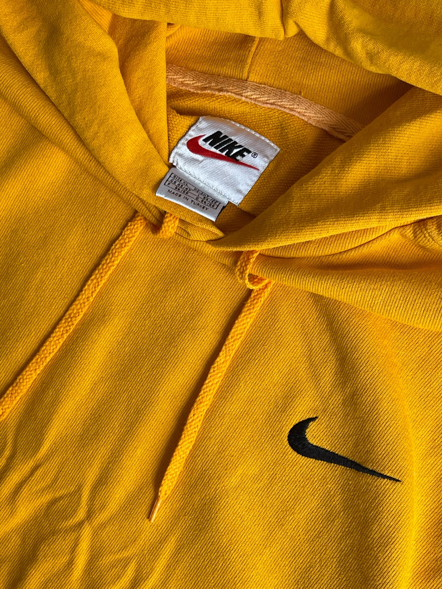 NIKE VINTAGE YELLOW HOODIE