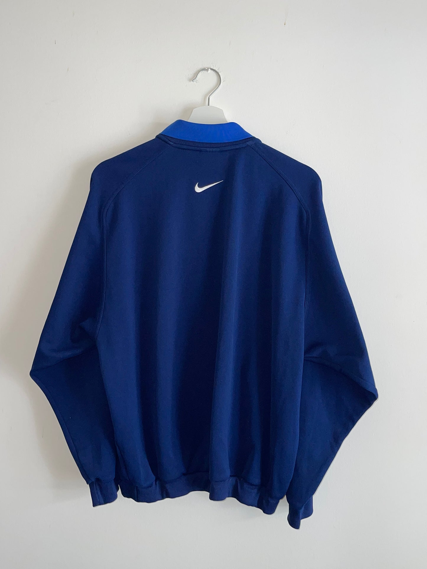 NIKE 90s BLUE SWOOSH SWEATSHIRT