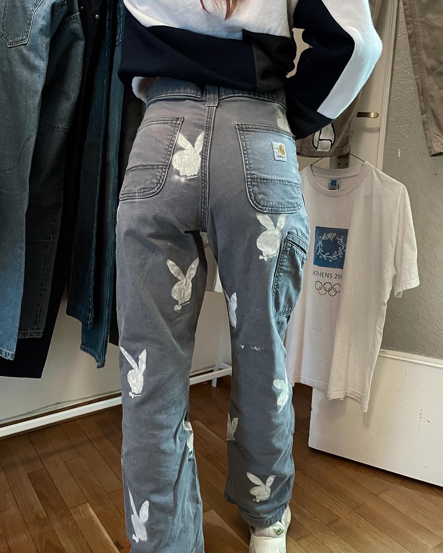 CARHARTT CUSTOM PLAYBOY GREY PANTS