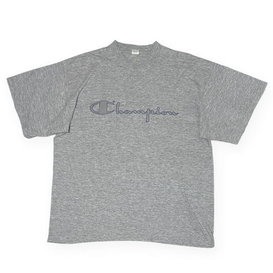 CHAMPION 1980s VINTAGE GREY LOOSE T-SHIRT