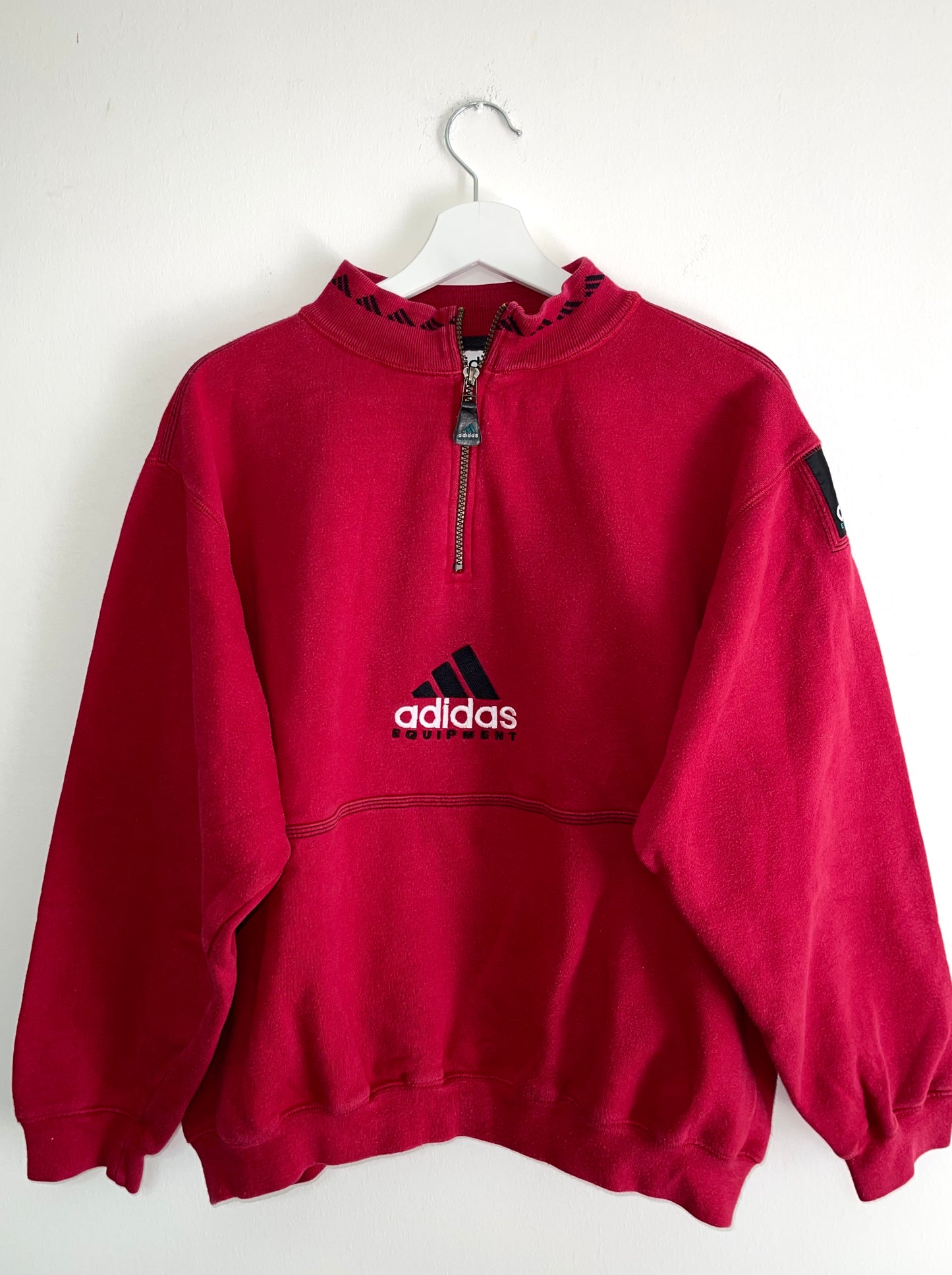 ADIDAS 90s EQUIPMENT 1/4 ZIP SWEATSHIRT