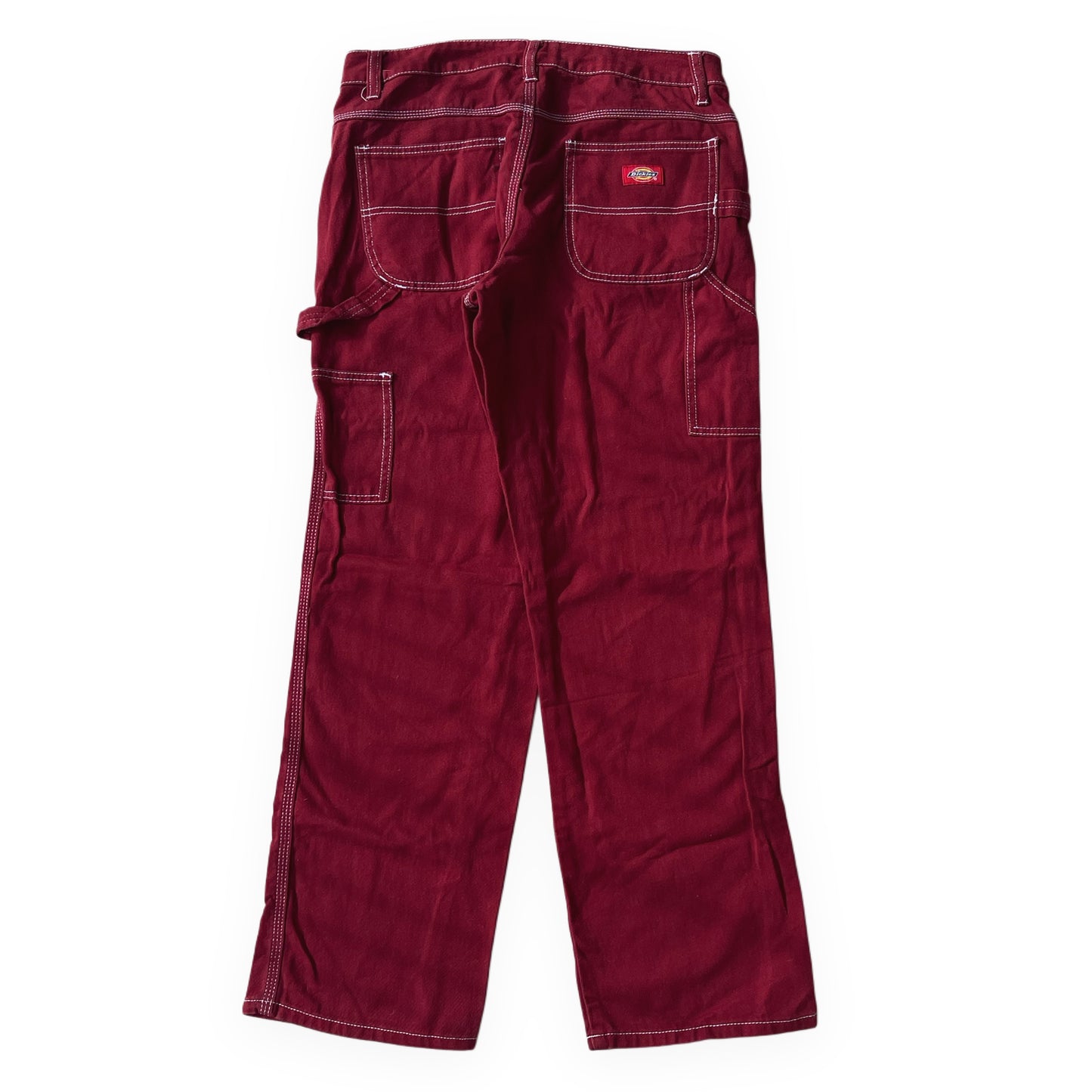 DICKIES WINE RED CARPENTER PANTS