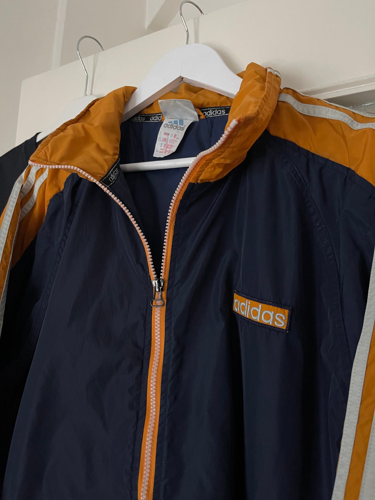 ADIDAS 90s RETRO BLUE/ ORANGE JACKET