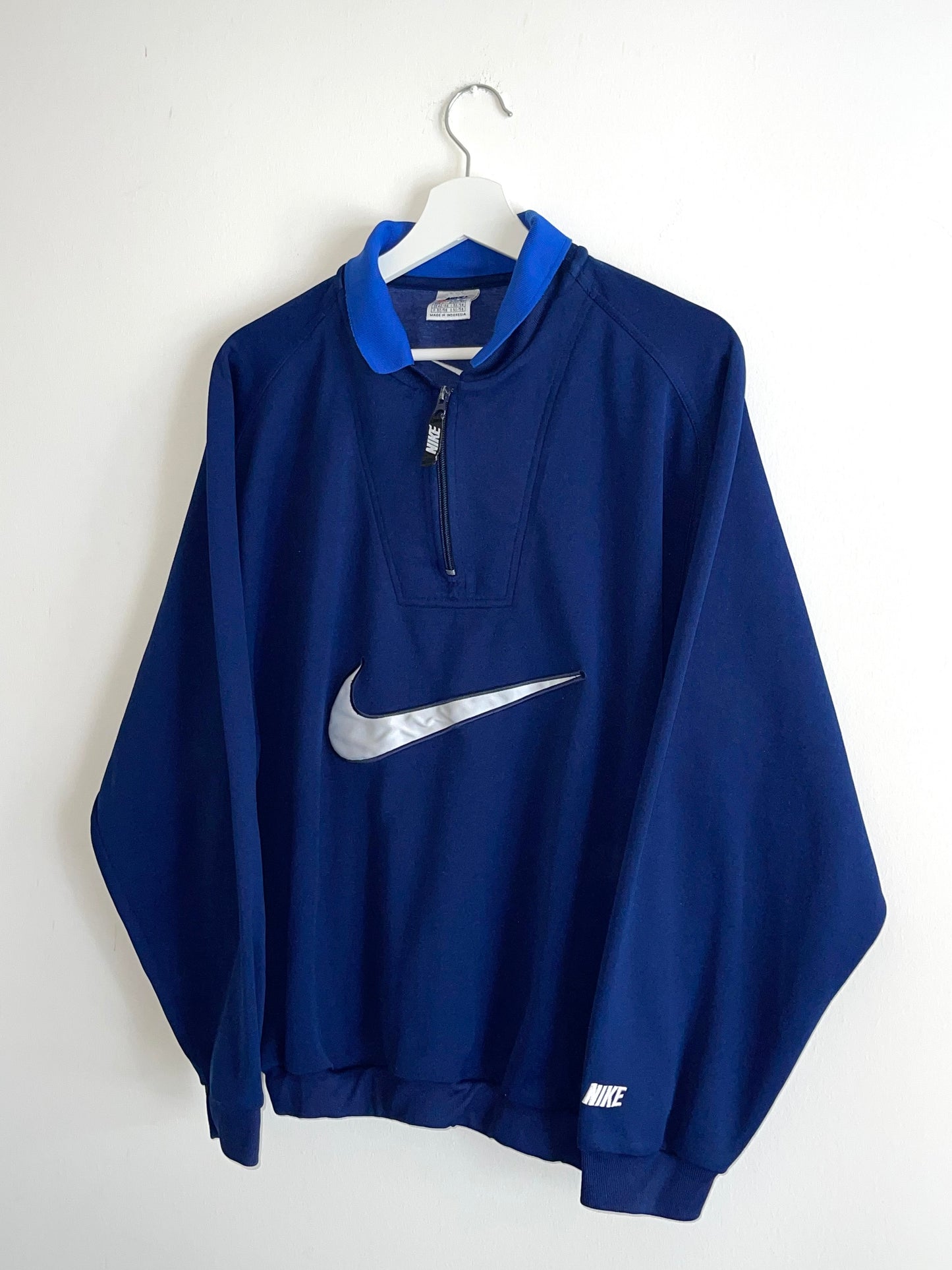 NIKE 90s BLUE SWOOSH SWEATSHIRT