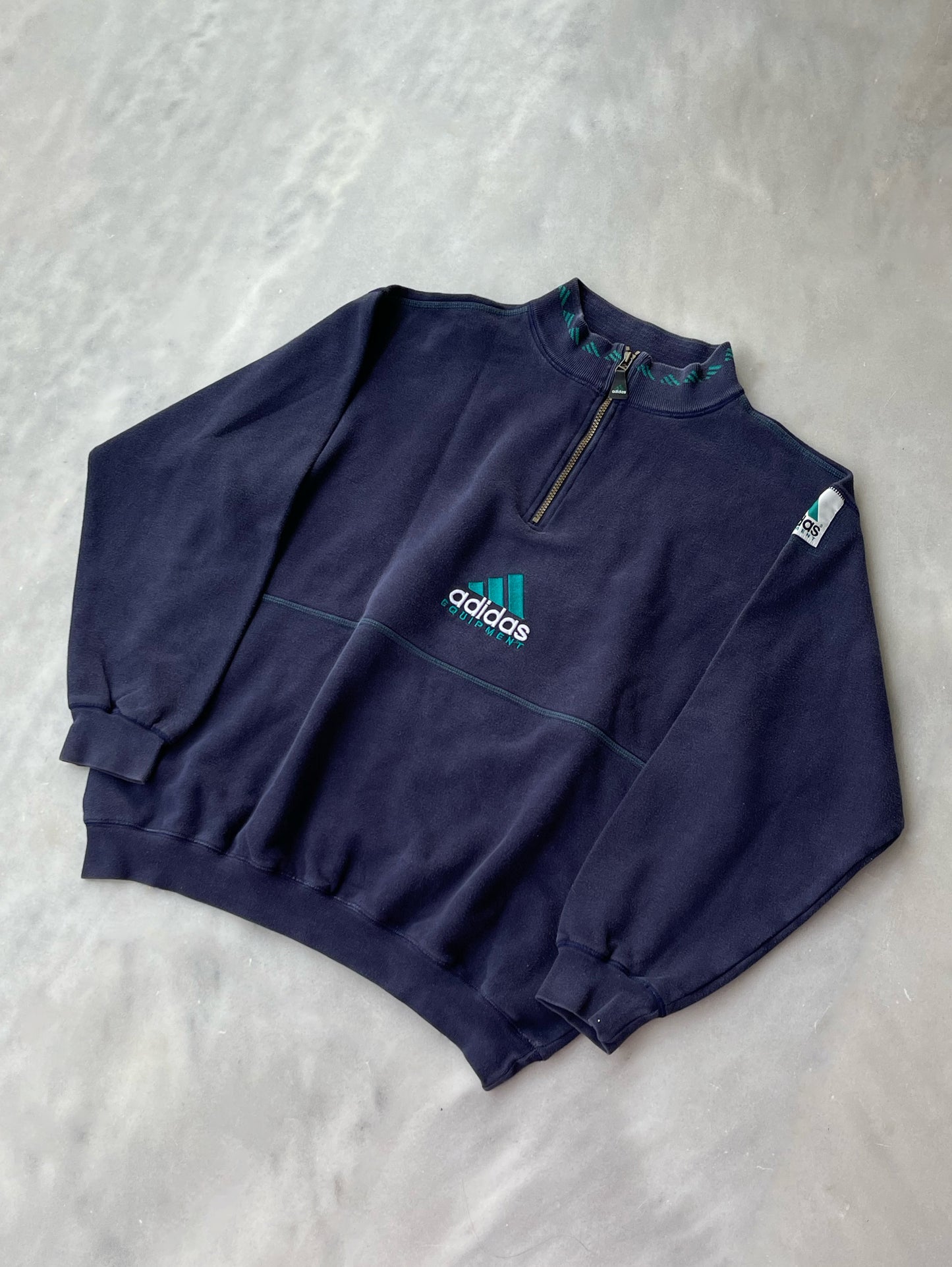 ADIDAS 90s EQUIPMENT RARE 1/4 ZIP SWEATSHIRT