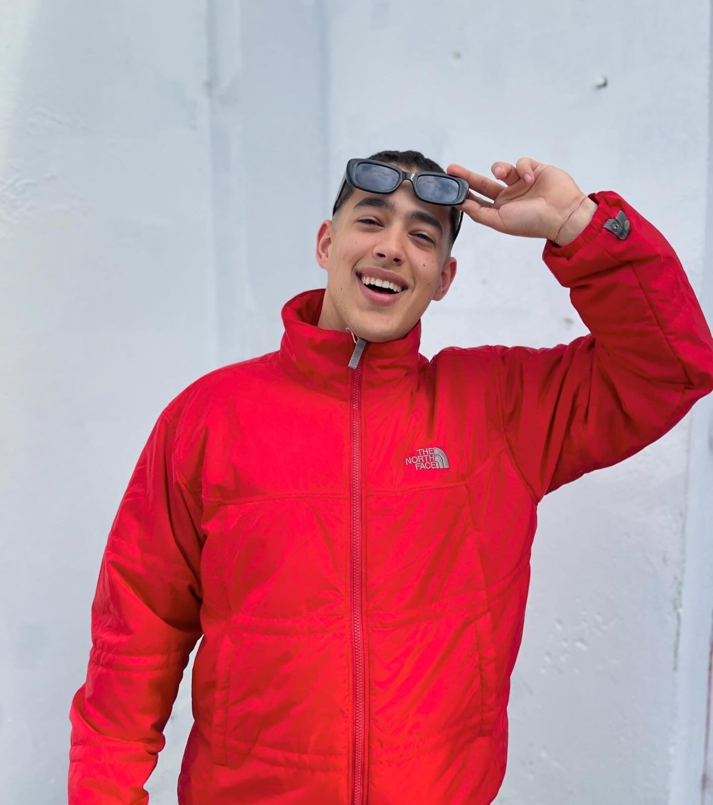 THE NORTH FACE RED PUFFER JACKET