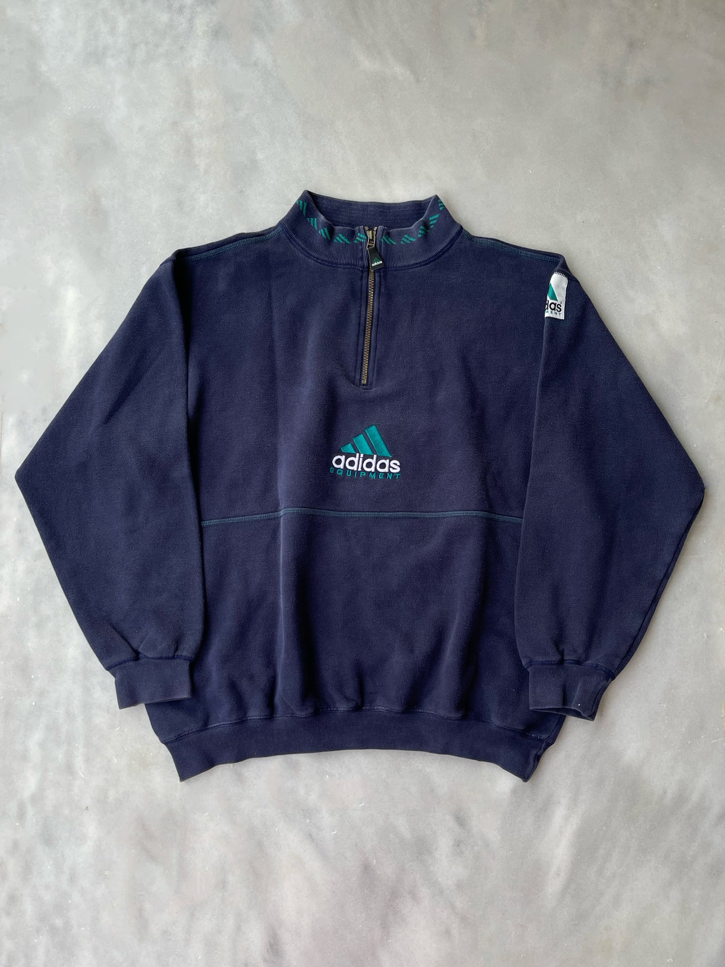 ADIDAS 90s EQUIPMENT RARE 1/4 ZIP SWEATSHIRT