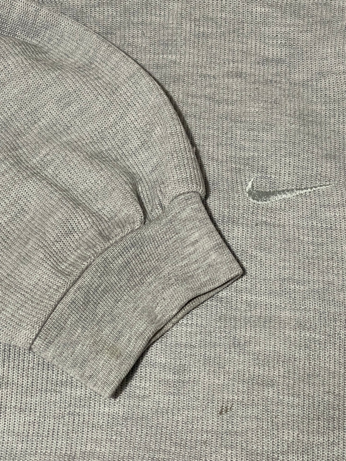 NIKE 1990s GREY RETRO CREWNECK SWEATER