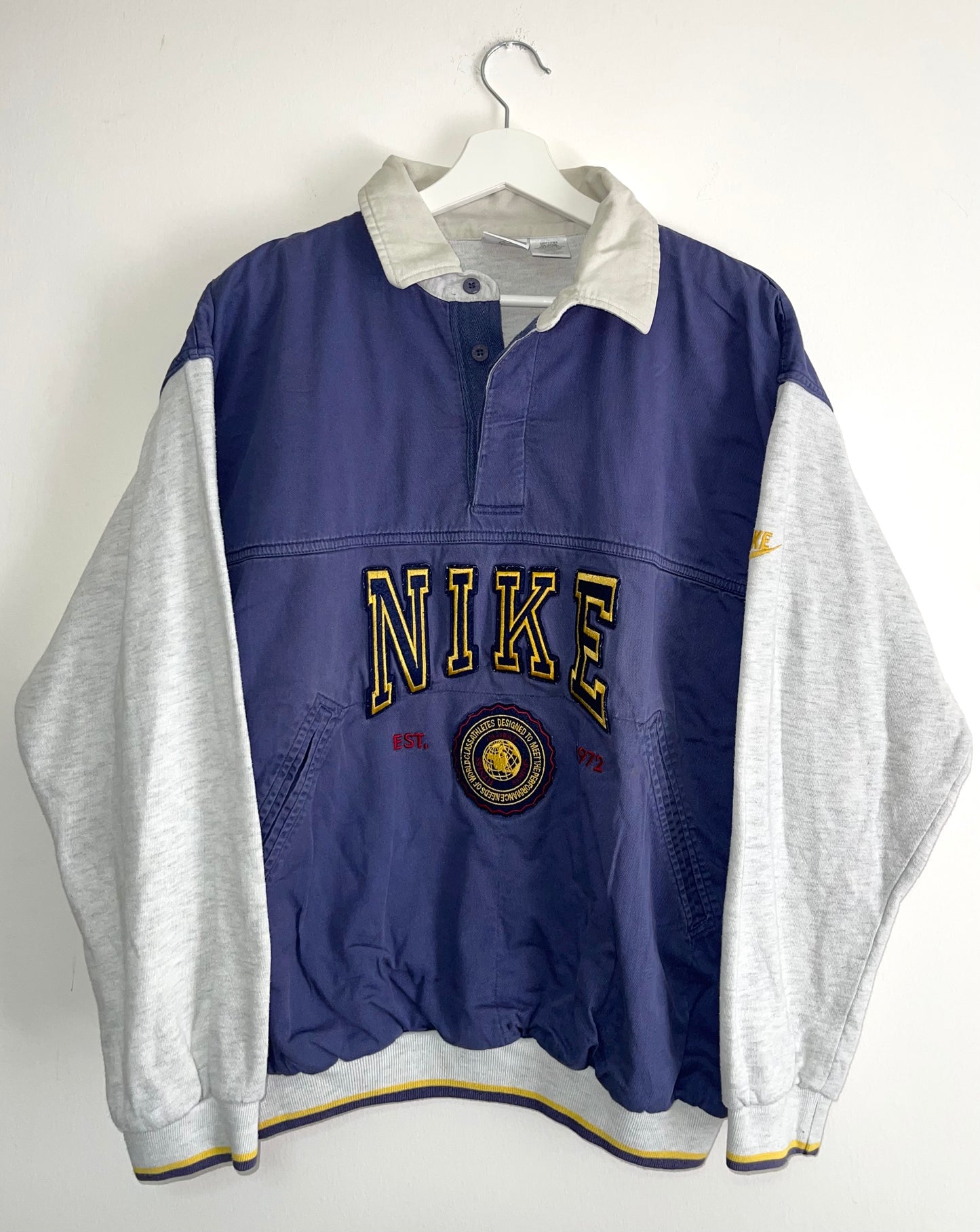 NIKE VINTAGE 90s COLLARED SWEATSHIRT