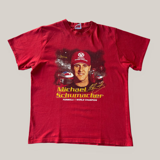 MICHAEL SCHUMACHER 2000 FORMULA 1 WORLD CHAMPION VINTAGE TEE