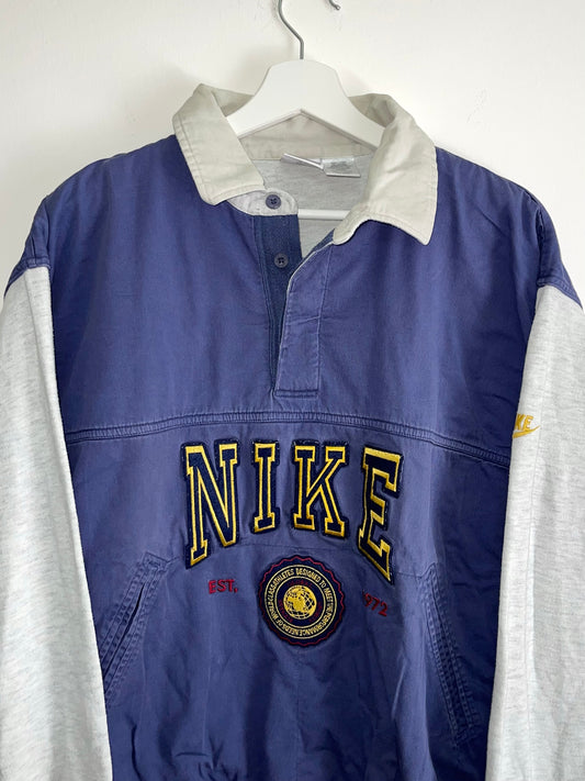 NIKE VINTAGE 90s COLLARED SWEATSHIRT