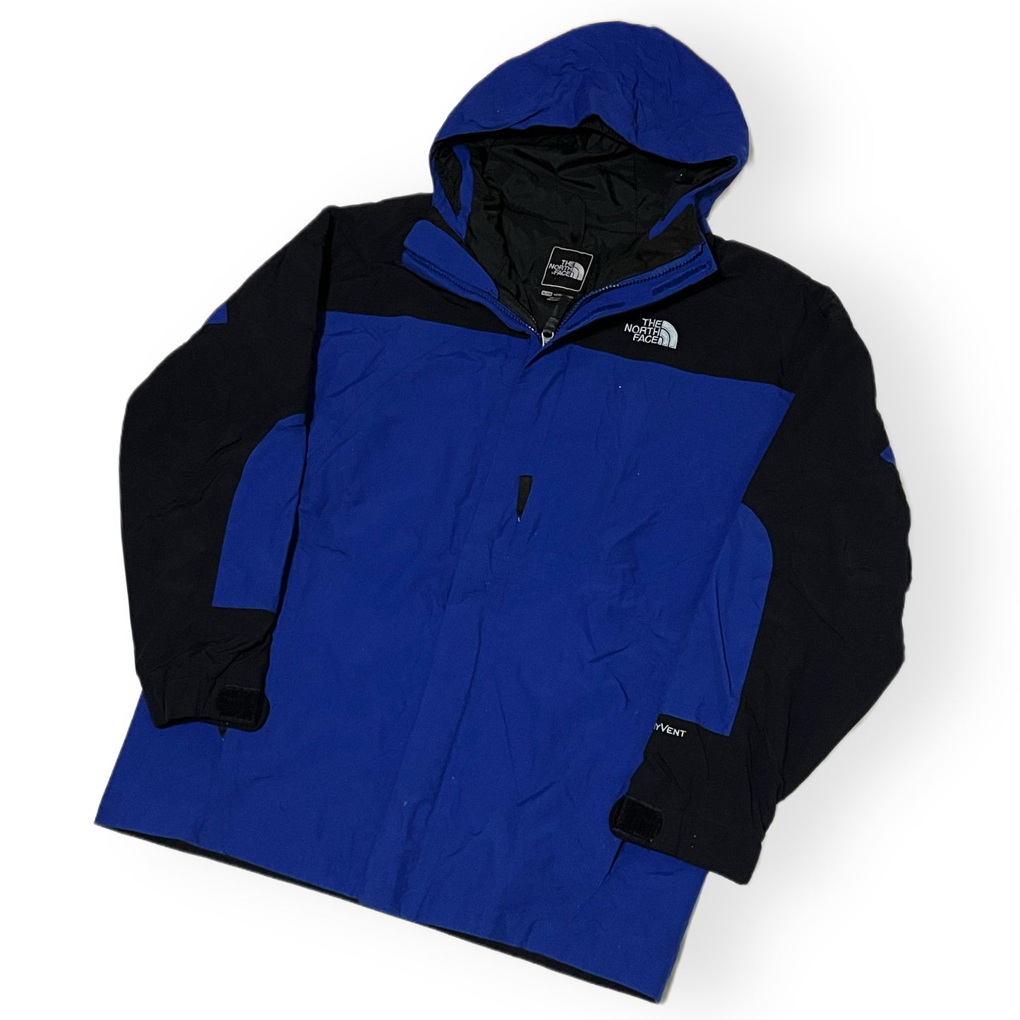 THE NORTH FACE RETRO BLACK/ BLUE HI-TECH JACKET