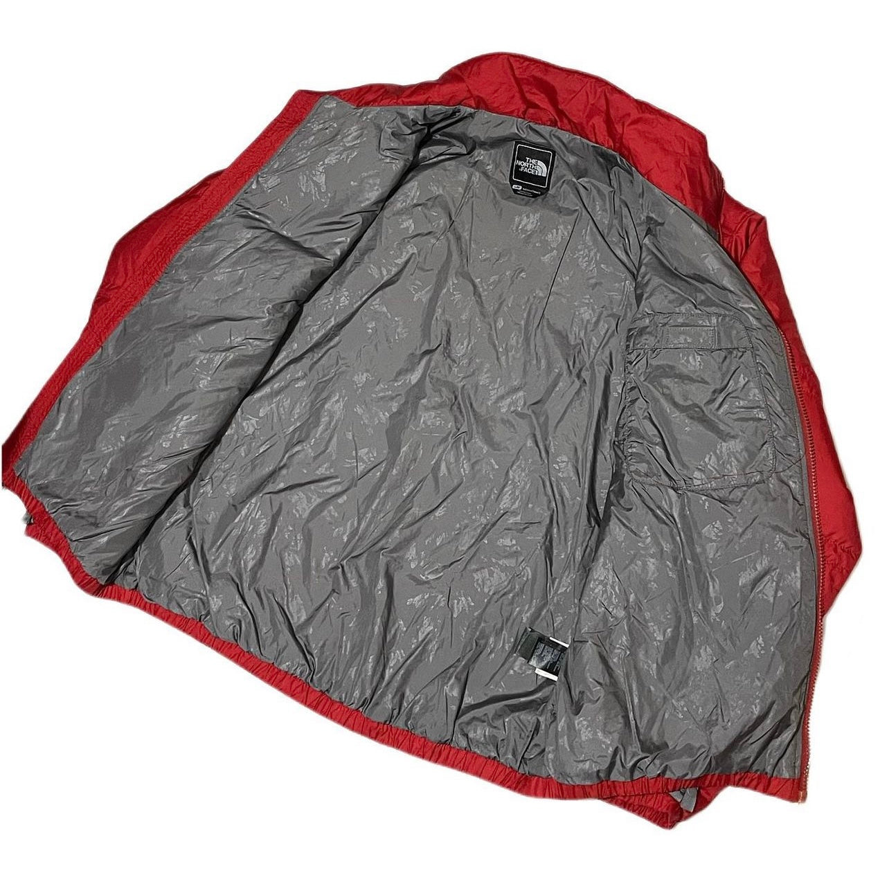 THE NORTH FACE RED PUFFER JACKET